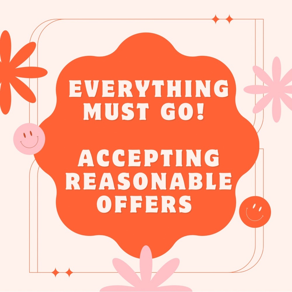 Everything must go!!!!